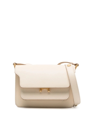 Marni Trunk leather cross body bag - Neutrals