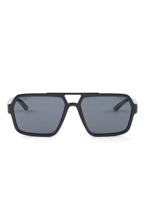 Prada Eyewear geometric-frame sunglasses - Black