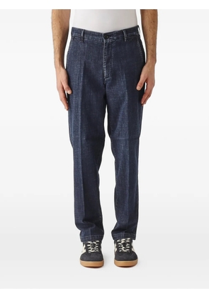 Fay pressed-crease jeans - Blue