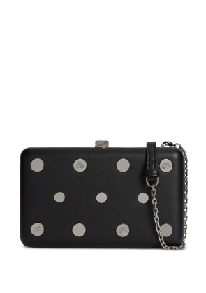 Karl Lagerfeld K/Soiree stud-embellished clutch - Black