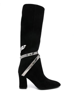 René Caovilla 80mm Juniper boots - Black