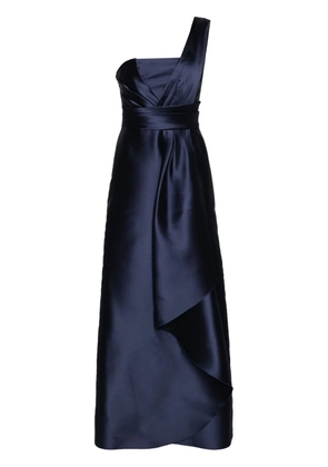 Alberta Ferretti Mikado maxi dress - Blue
