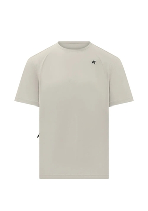 K-Way Sergine logo-patch T-shirt - Neutrals