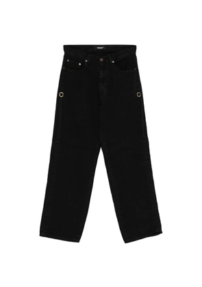 Undercover buckle-detail straight-leg jeans - Black