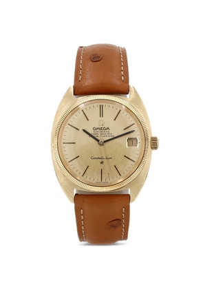 OMEGA 1960s 35mm Constellation barrel case watch - Gold