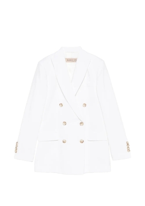 Blanca Vita peaked-lapel double-breasted blazer - White