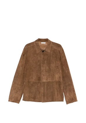 The Row Ulrich suede jacket - Brown