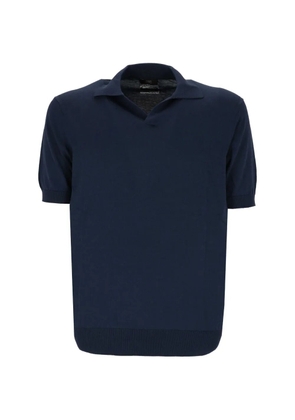 Hosio short-sleeved collared T-shirt - Blue