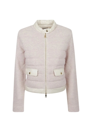 Moncler hybrid down-padded jacket - Neutrals