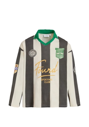 FOUND striped long-sleeve sweatshirt - Black