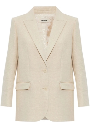 Zadig&Voltaire cotton blazer - Brown