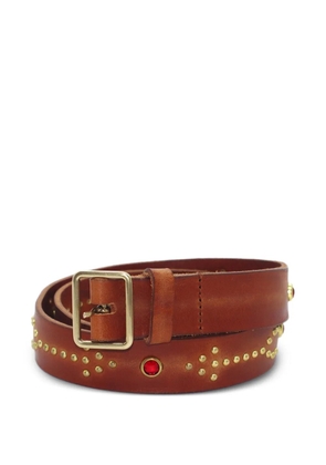 Htc Los Angeles Friends Of Arrow studded belt - Brown