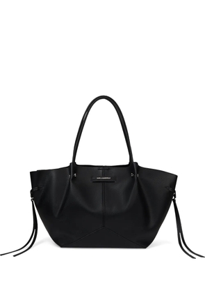 Karl Lagerfeld K/Pierced top-handle tote bag - Black