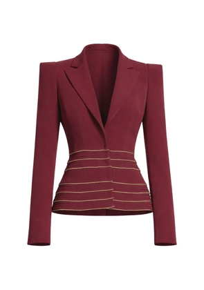 Elie Saab Cady embellished blazer - Red