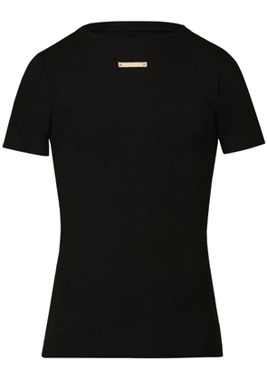 Maison Margiela ribbed-knit T-shirt - Black