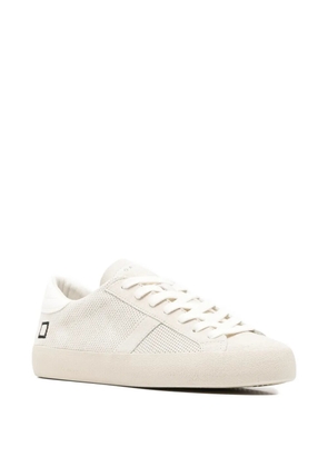 D.A.T.E. perforated-detail sneakers - Neutrals