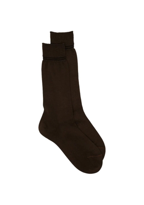 Zegna Smooth socks - Brown