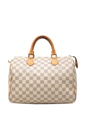 Louis Vuitton Pre-Owned 2011 Damier Azur Speedy 30 boston bag - White