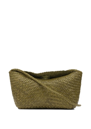 DRAGON DIFFUSION Corsina woven shoulder bag - Green