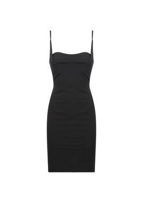 DONDUP sweetheart-neck zip-back mini dress - Black