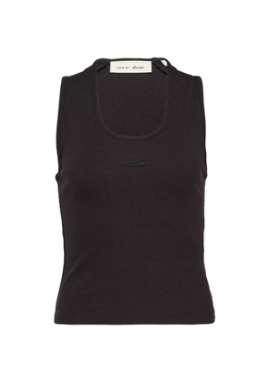 FEAR OF GOD ESSENTIALS logo-patch tank top - Black