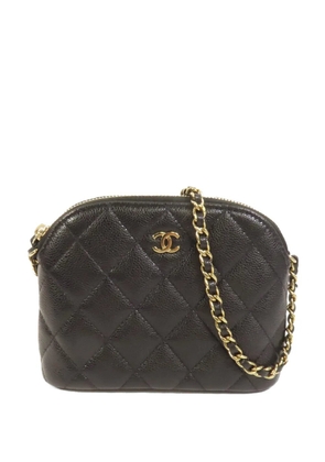 CHANEL Pre-Owned quilted CC shoulder bag - Black