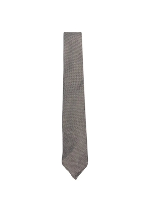 Dell'oglio Martin patterned tie - Brown