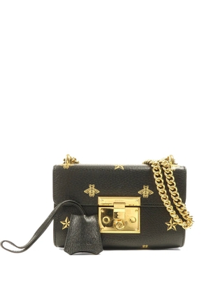 Gucci Pre-Owned bee-print shoulder bag - Black