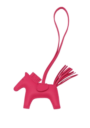 Hermès Pre-Owned 2020 Milo Lambskin Grigri Rodeo Bag Charm PM key chain - Pink