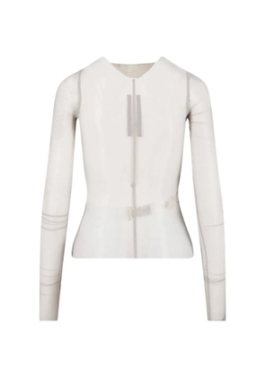 Rick Owens Temple exposed-seam T-shirt - Grey