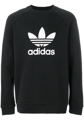 adidas Adidas Originals logo print sweatshirt - Black