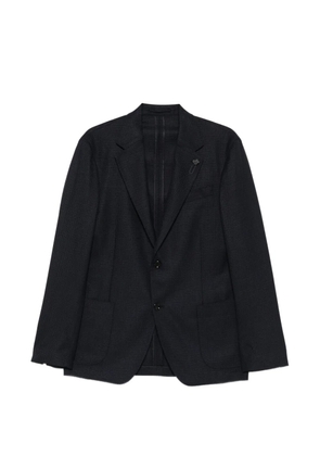 Lardini pin-lapel blazer - Blue