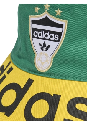 adidas logo-print bucket hat - Yellow