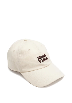Bimba y Lola embroidered-logo cap - White