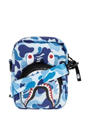 A BATHING APE® mini ABC Camo Shark shoulder bag - Blue