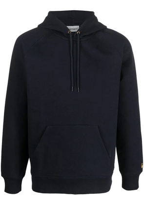 Carhartt WIP embroidered-logo detail hoodie - Blue