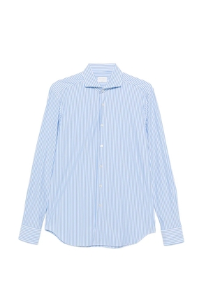 Xacus striped long-sleeve shirt - Blue