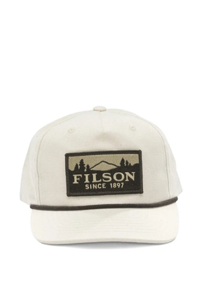 Filson logo-patch rope-detail cap - White