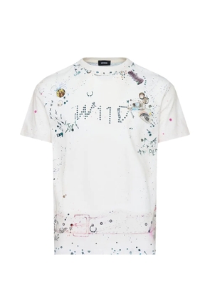 We11done trompe-l'oeil T-shirt - White