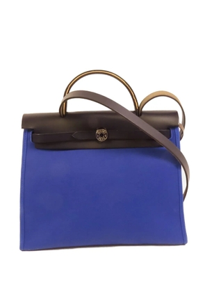 Hermès Pre-Owned Herbag PM canvas tote bag - Blue