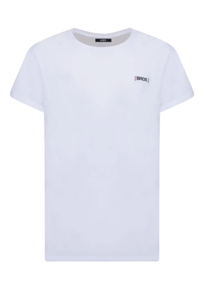 14BROS logo-embroidered T-Shirt - White
