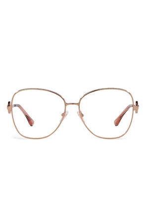 Versace Eyewear buttterfly-frame glasses - Pink