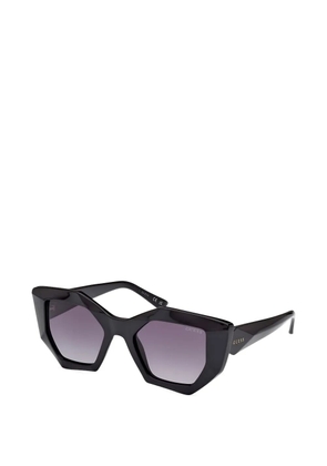 GUESS EYEWEAR geometric-frame sunglasses - Black