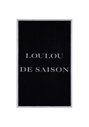 LouLou de Saison printed towel - Black