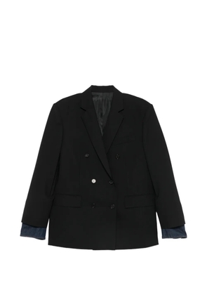 Juun.J double-breasted buttoned blazer - Black