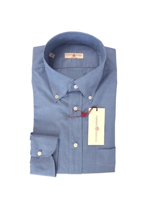 Luciano Barbera button-down collar shirt - Blue