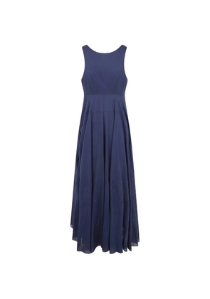 ASPESI tiered sleeveless maxi dress - Blue