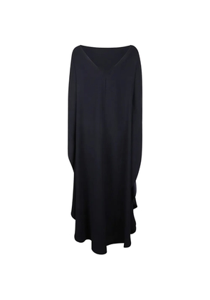 Gianluca Capannolo draped V-neck dress - Blue