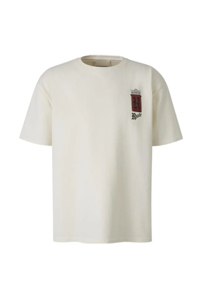RHUDE logo-print cotton T-shirt - Neutrals