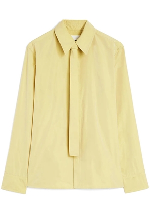 Jil Sander tie-detail shirt - Yellow